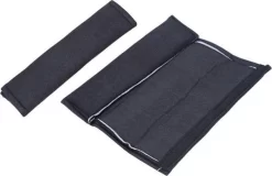 Merkloos Gordelbeschermer - Gordelhoes - Gordelbeschermhoes - Extra Zacht Gordelkussen Voor Kinderen - Gordelhoezen - Zwart 1st