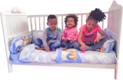 Babykamer - Meegroeibed -baby Ledikant L 0 Tot 5 Jaar L 4 In 1 L Peuter Bed Baby Bed Met Bovenaan De Tekst GEGRAVEERD