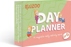 KLUZOO Dagplanner – 72 Magnetische Kaarten Meisje-Pictogrammen Voor Planbord Met Activiteiten En Taken – Zindelijkheidstraining – Beloningssysteem – Montessori Speelgoed - Zindelijkheid - Potjestraining Jongens En Meisje – Dagritme - Planner – Kind