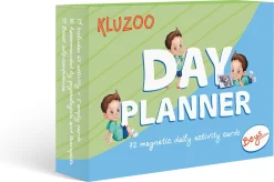 KLUZOO Dagplanner – 72 Magnetische Kaarten Jongen-Pictogrammen Voor Planbord Met Activiteiten En Taken – Zindelijkheidstraining – Beloningssysteem – Montessori Speelgoed - Zindelijkheid - Potjestraining Jongens En Meisje – Dagritme - Planner – Kind