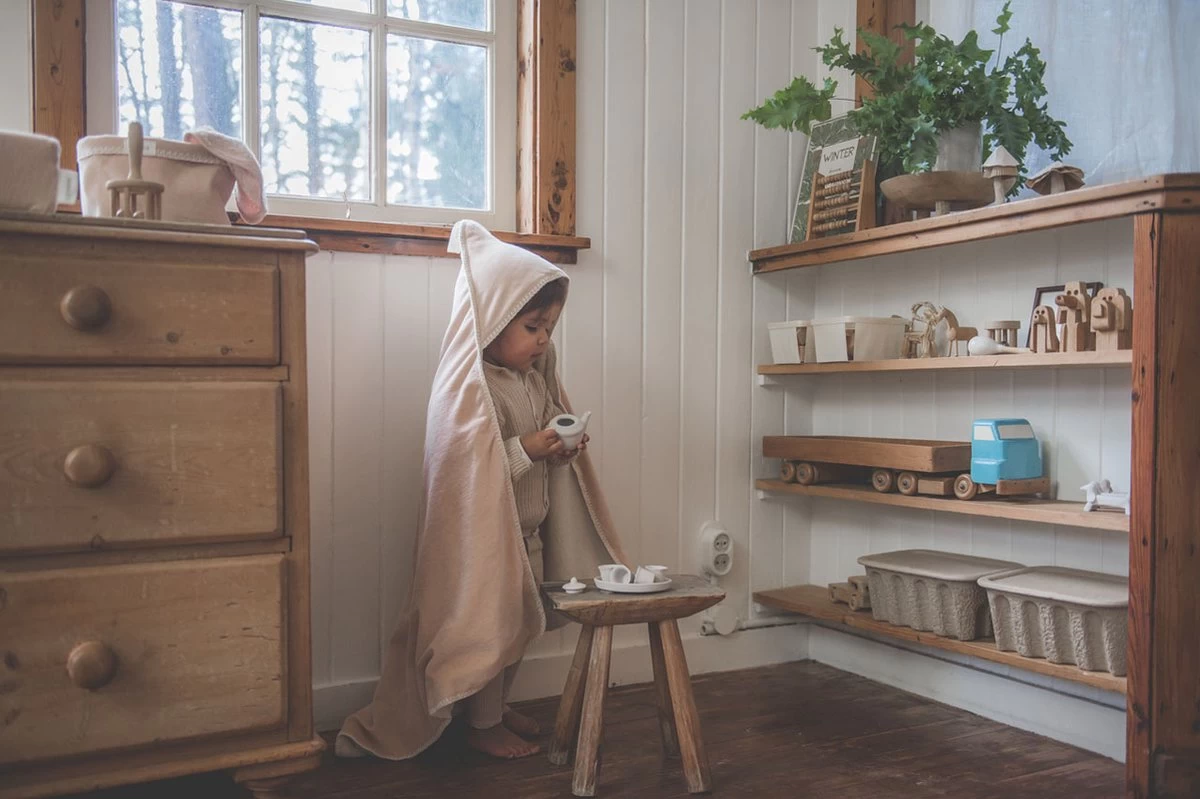 Koeka Omslagdoek Teddy Oddi - Roze - 100x100cm - Afbeelding 8