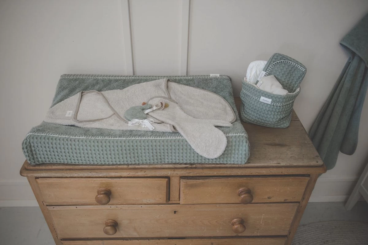 Koeka Newborn Baby Omslagdoek Dijon Daily - Zand - Afbeelding 5