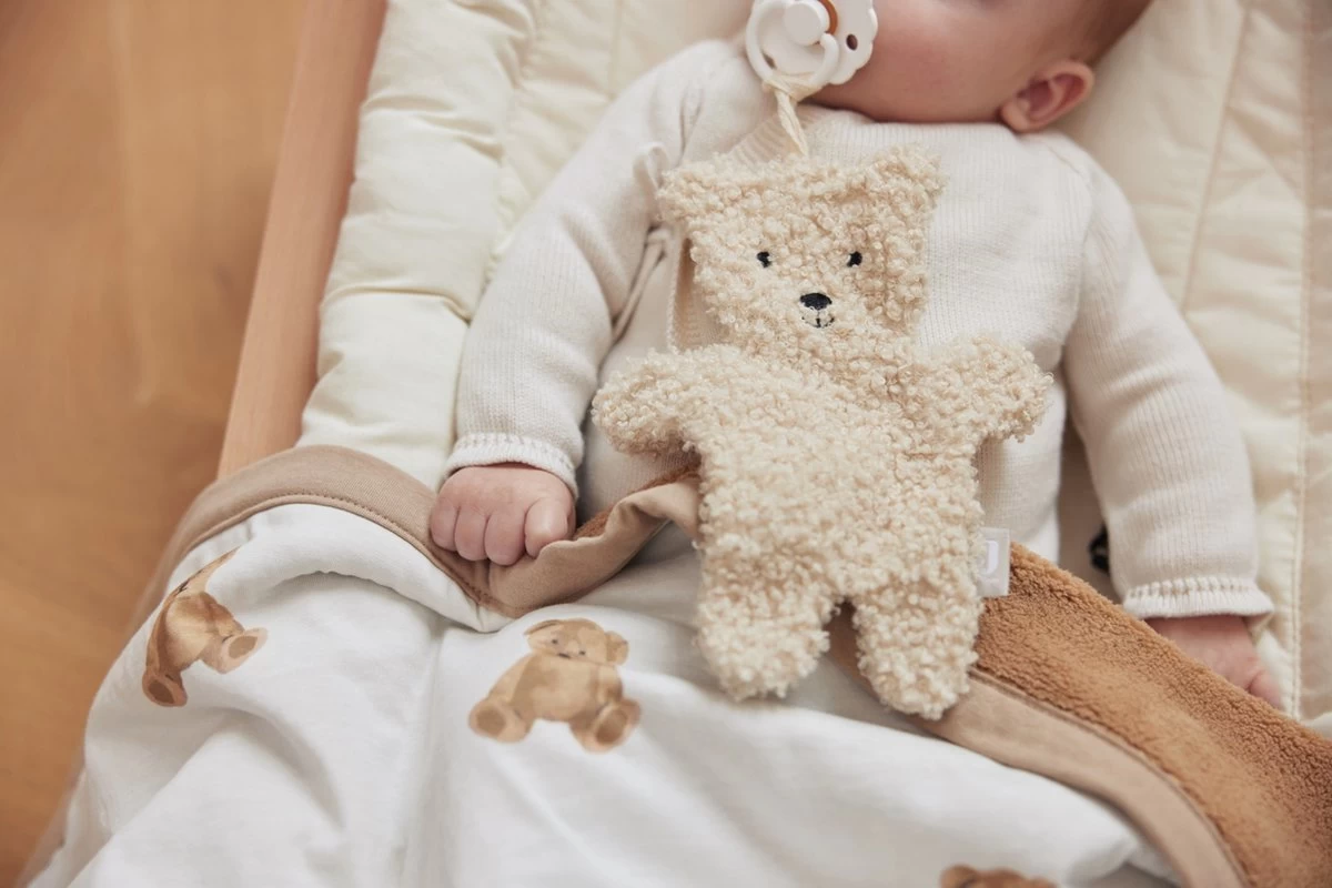 Jollein Baby Deken Ledikant Jersey 100x150cm - Teddy Bear - Afbeelding 8