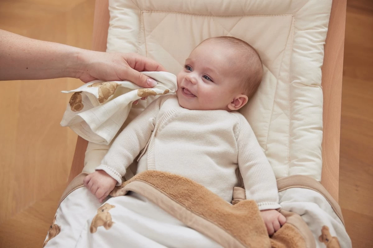 Jollein Baby Deken Ledikant Jersey 100x150cm - Teddy Bear - Afbeelding 10