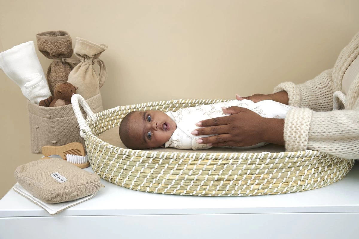 SwaddleMeyco Inbakerdoek Branches - Sand - 4-6 Maanden - Afbeelding 3