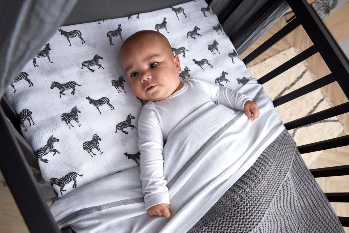 Meyco Herringbone Ledikant Deken - Grijs - 100x150cm - Afbeelding 5