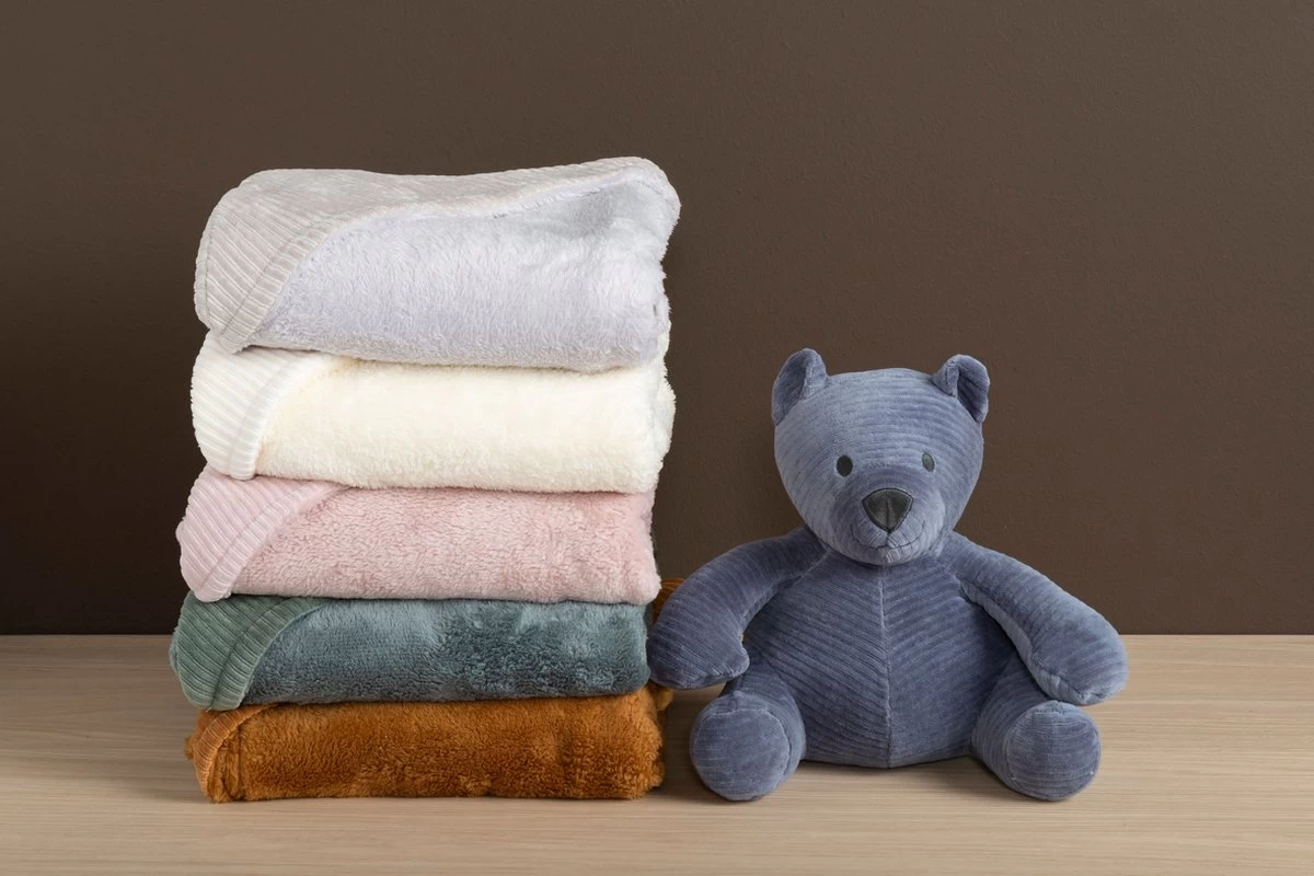 Baby's Only Wikkeldeken - Omslagdoek Baby Sense - Teddy Voering - Vintage Blue - 75x75 Cm - Geschikt Voor Drie- En Vijfpuntsgordel - Afbeelding 11