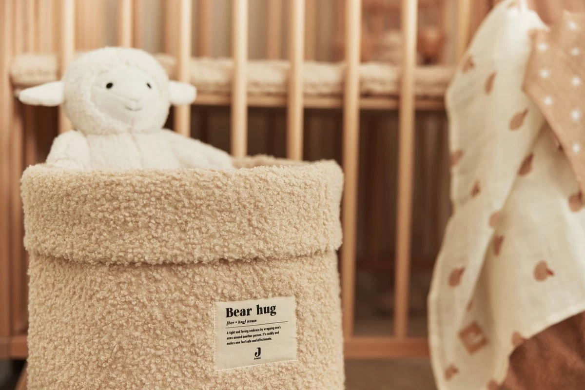 Jollein Opbergmand Boucle - Naturel - Afbeelding 6