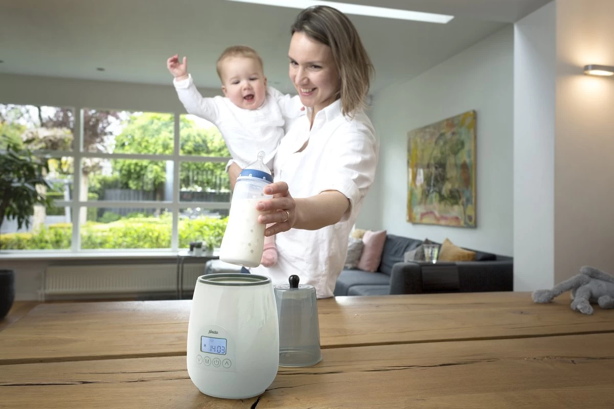Alecto BW-700 - Snelle Digitale Flessenwarmer 500W Voor Opwarmen, Steriliseren En Ontdooien - Inclusief Stoomkap - Bediening Via Display - Wit - Afbeelding 12