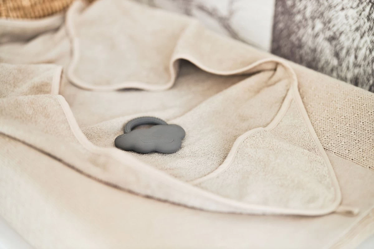 Jollein Badcape Badstof 75x75cm - Nougat - Afbeelding 15