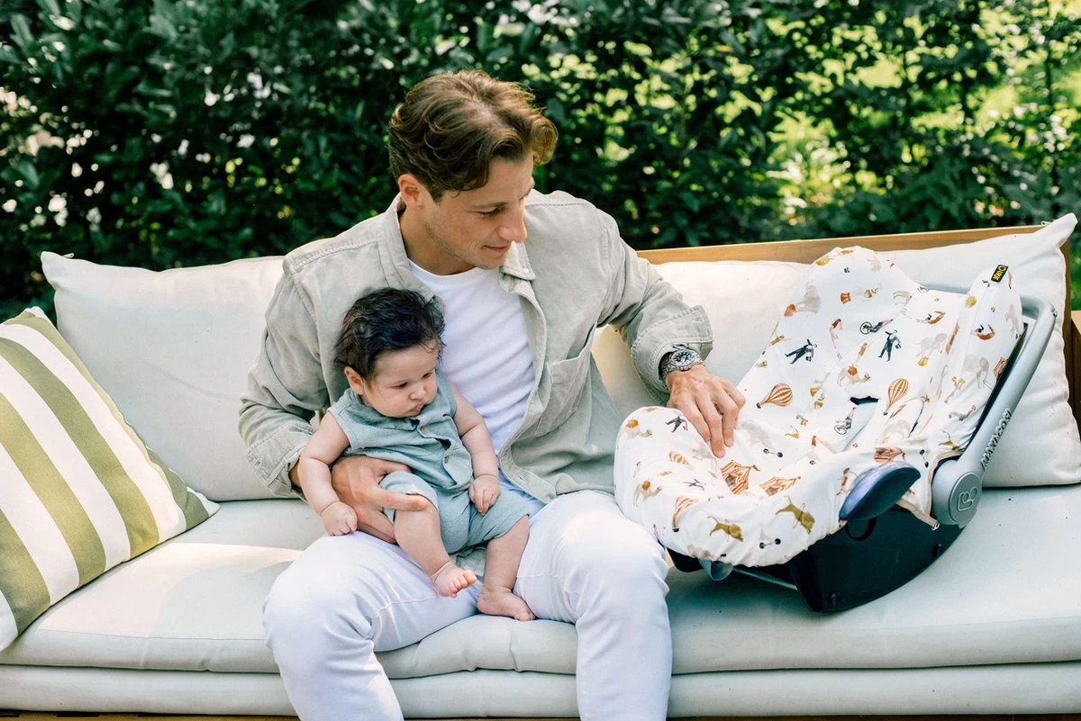 Ukje Autostoelhoes - Geschikt Voor Maxi Cosi Cabriofix Pebble Citi - Maxi Cosi Hoes - Groen - Afbeelding 5