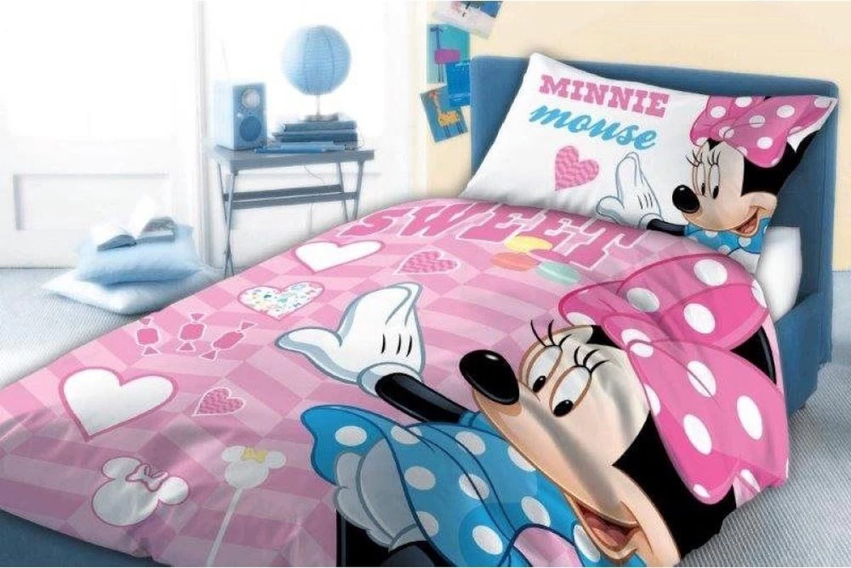 Baby Dekbedovertrekje Ledikant Dinsey's Minnie Mouse 100 X 135 Cm - Afbeelding 2