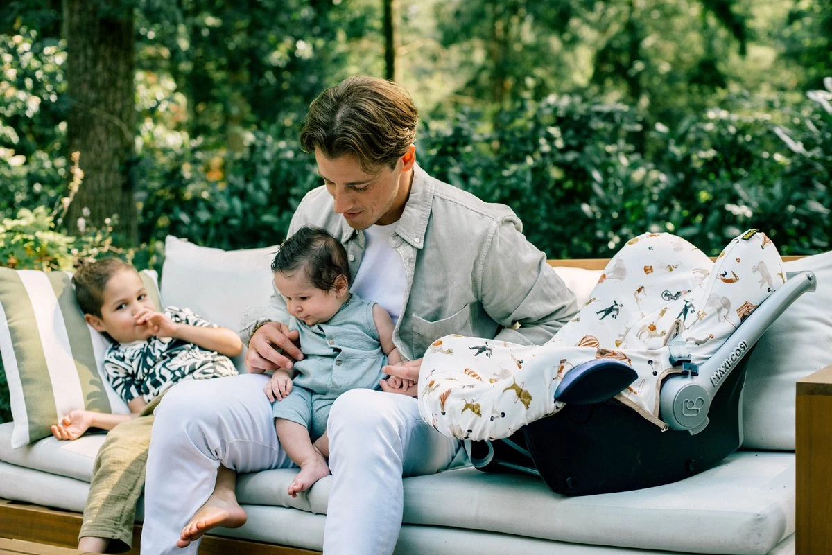 Ukje Autostoelhoes - Geschikt Voor Maxi Cosi Cabriofix Pebble Citi - Maxi Cosi Hoes - Groen - Afbeelding 7