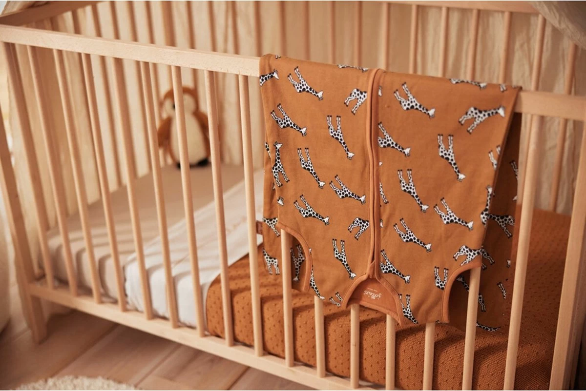 Jollein Baby Slaapzak Jersey 70cm Giraffe - Caramel - Afbeelding 13
