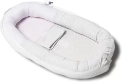 Doomoo Cocoon - Babynestje - Organisch Katoen - 74 X 46 Cm - Chine White