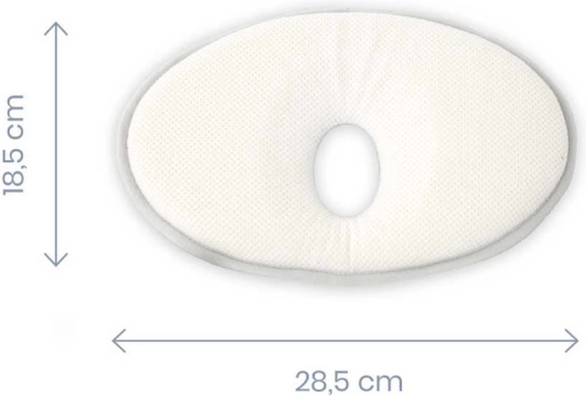 Doomoo Basics Baby Pillow - Klein Ergonomisch Hoofdkussentje - Afbeelding 10