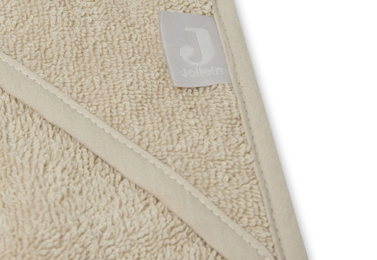 Jollein Badcape Badstof 75x75cm - Nougat - Afbeelding 8