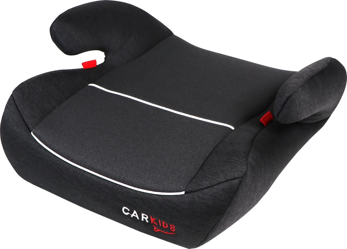Carkids Auto Zitverhoger Grijs | Autostoeltje Groep 2-3 | Kinderen Van 3,5-12 Jaar | 15-36 Kg - Afbeelding 2