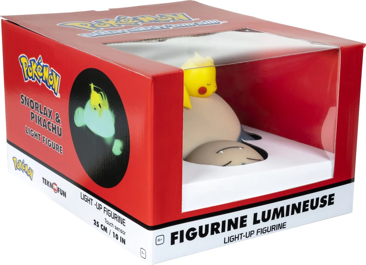 Teknofun Pokémon - LED Lamp Met Bewegingssensor - Pikachu & Snorlax - Afbeelding 6