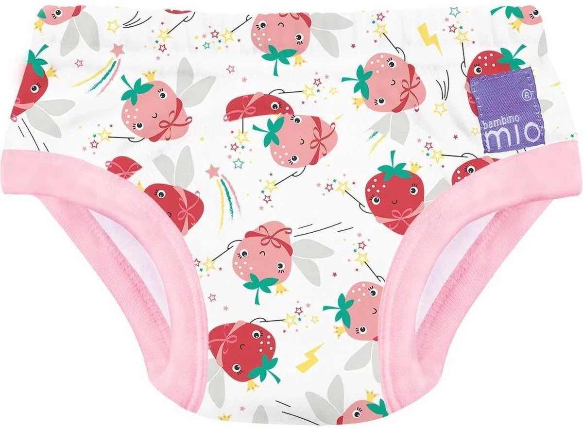 Oefenbroekje - Super Strawberry 3+ Jaar | Bambino Mio | Potjestraining | Zindelijkheidstraining