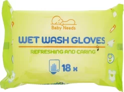 Vochtige Wegwerp Washandjes - 18 Doekjes - Baby