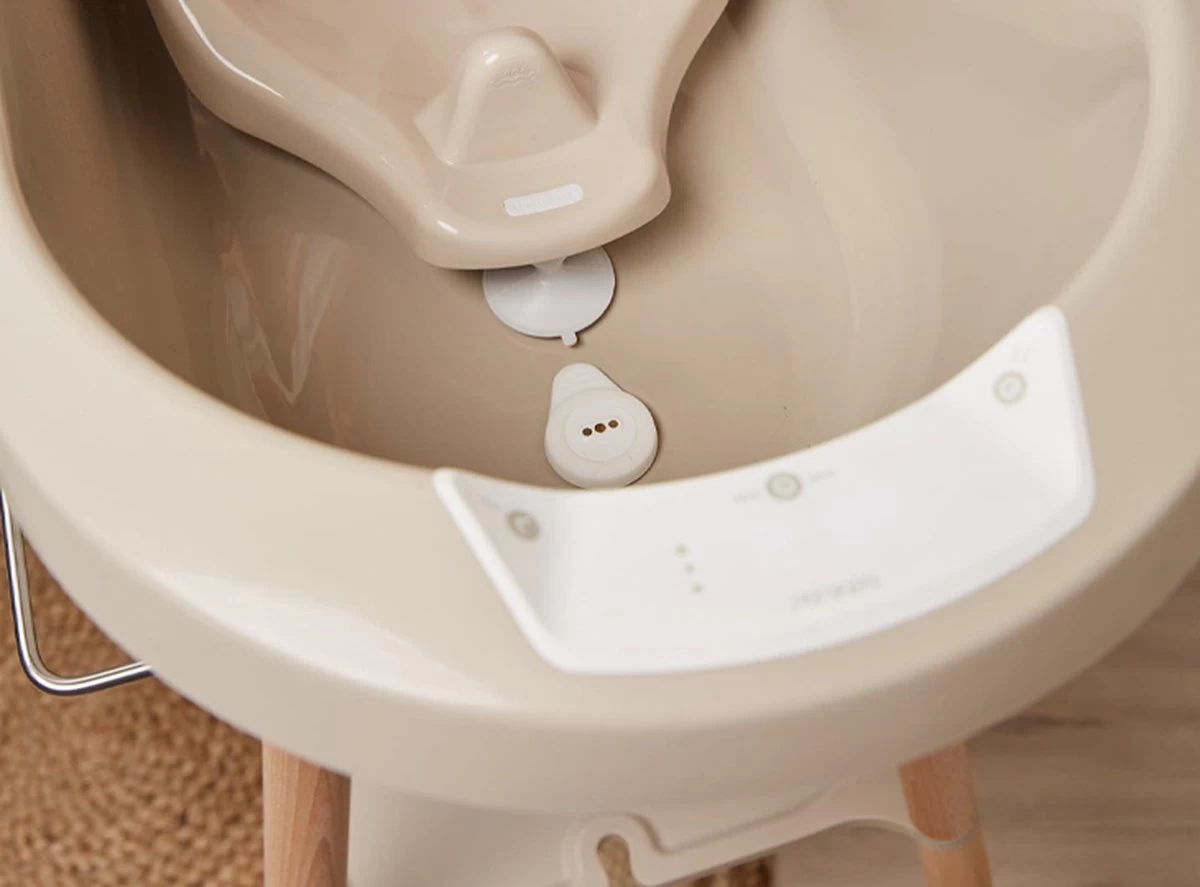 Bundel! Bad Sense Edition (Bad, Digitale Thermometer En Standaard) In De Kleur 'Taupe' Van Bébé-jou. - Afbeelding 4