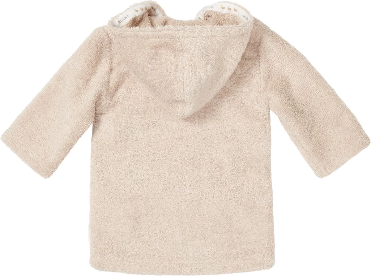 Koeka Baby Badjas Dijon Daily - 62/68 - Zand - Afbeelding 2