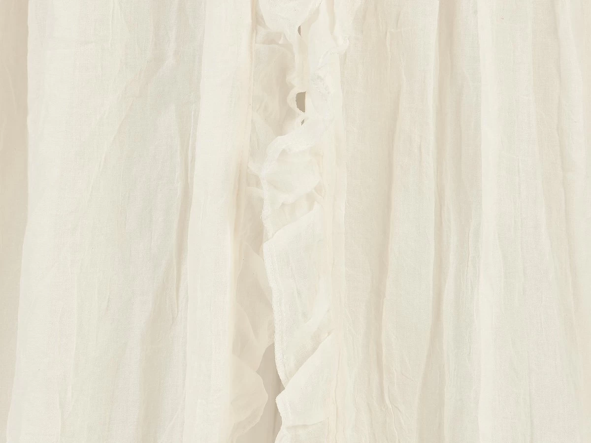 Jollein Baby Klamboe Vintage Ruffle 245cm - Ivory - Afbeelding 2