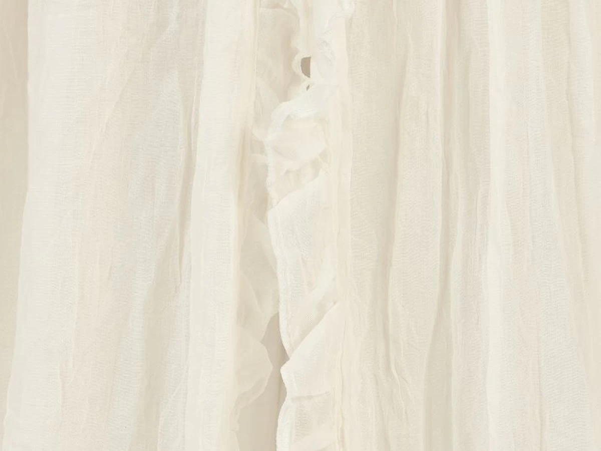 Jollein Baby Klamboe Vintage Ruffle 245cm - Ivory - Afbeelding 8