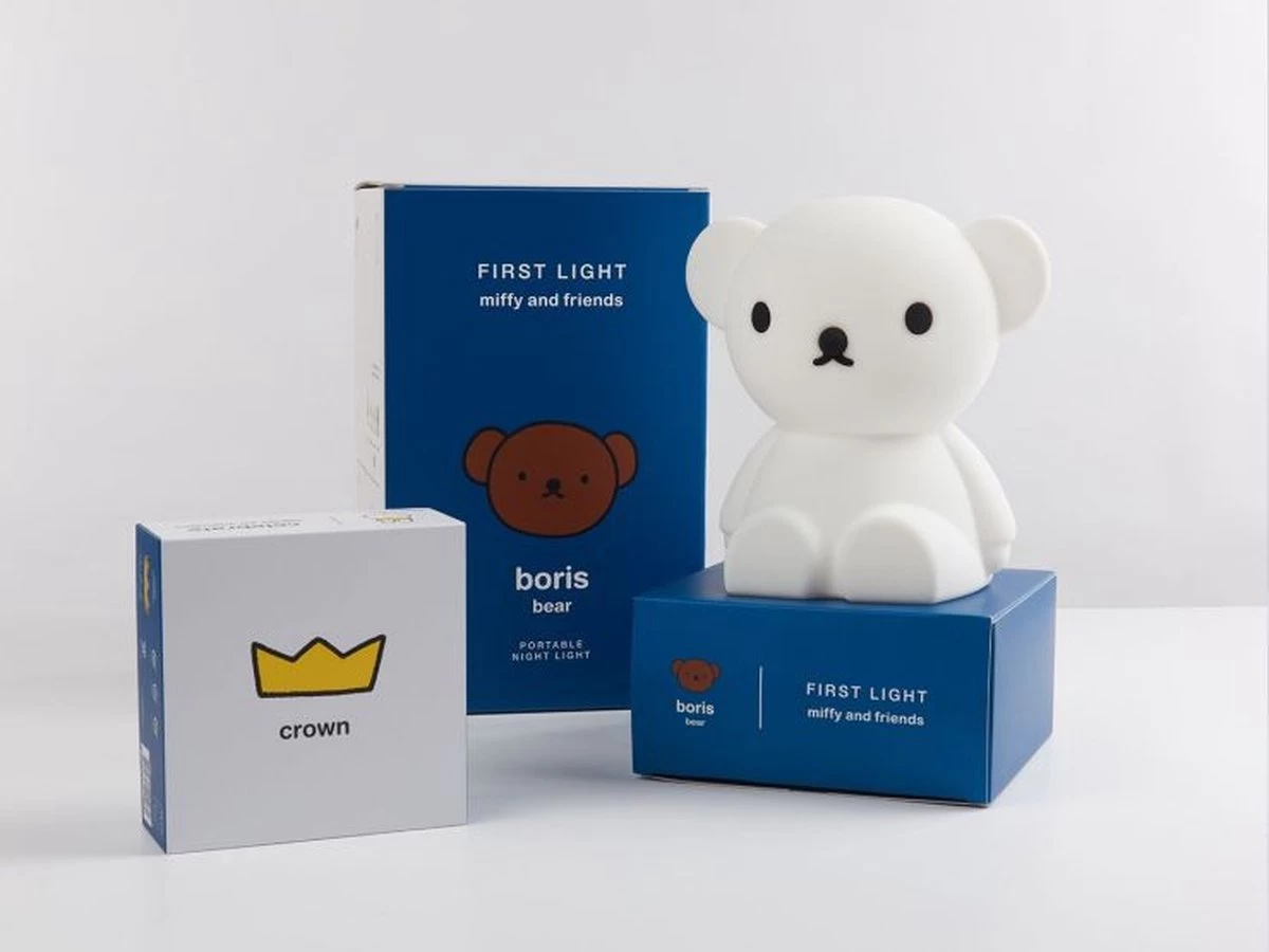 Mr. Maria Mr Maria - Nijntje Boris Eerste Licht - 21 Cm - Dimbaar - Oplaadbaar - Afbeelding 8