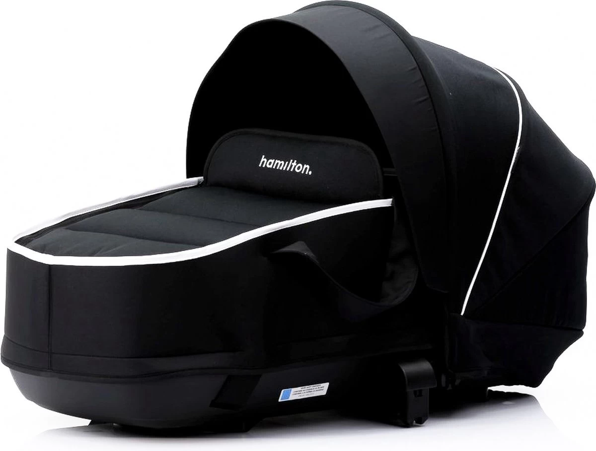 Hamilton By Yoop S1 Plus Buggy Met Monteerbare Premium Wieg – Nieuwer En Hoger 2023 Model - Stroller Met One Hand Folding Technologie – Zwart/Antraciet - Licht, Verstelbaar, Wendbaar - Geschikt Van 0 Maanden Tot 4 Jaar - Afbeelding 15