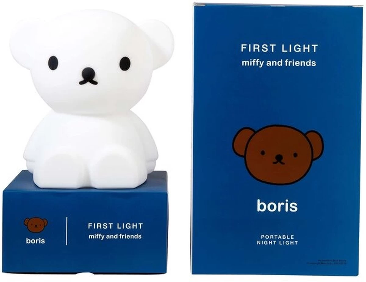 Mr. Maria Mr Maria - Nijntje Boris Eerste Licht - 21 Cm - Dimbaar - Oplaadbaar - Afbeelding 7