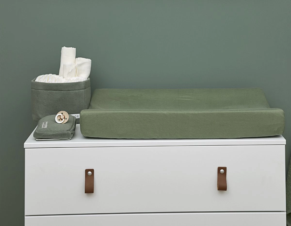 Meyco Aankleedkussenhoes Basic Jersey - Forest Green - Afbeelding 2