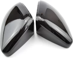 Zwarte Spiegelkappen - VW Golf 7 & 7,5 (GTI/R) - VW Touran - Met Gratis Gereedschap Tool - Auto Spiegels - Accesoires - Auto Accessoires - Ook Voor GTE/GTD