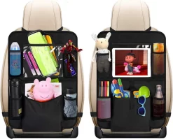 Venneweide - Luxe En Degelijke Autostoel Organizer - Auto Organizer Met Tablethouder - Extra Veel Opbergruimte - Geschikt Voor Baby En Kinderen. Top Kwaliteit