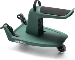 Kid-Sit Meerijdplankje Universeel - Met Zitje - Buggyboard - Tot 4 Jaar - Forest Green - Groen