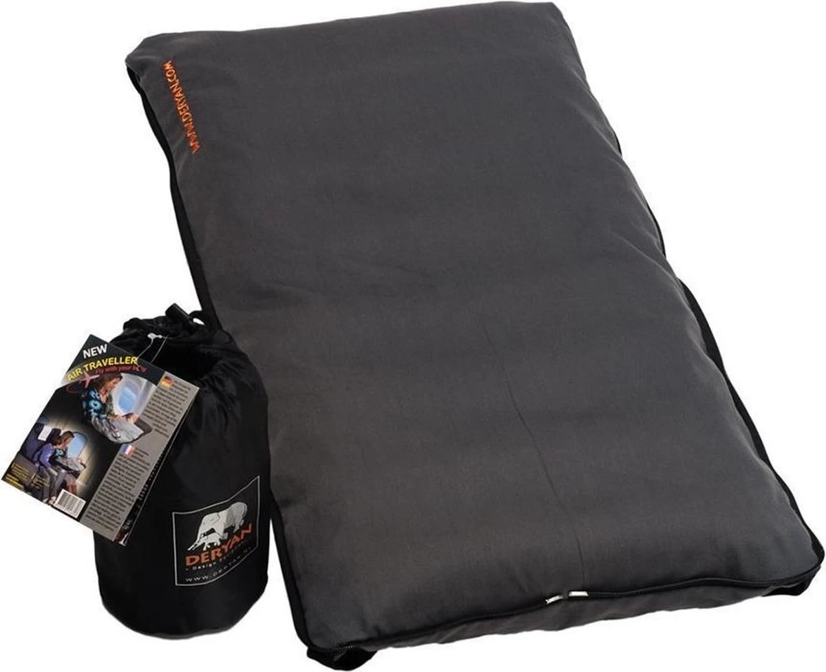 Deryan AirTraveller Vliegtuigbedje - Reiskussen Met Matras - Compact Opgevouwen - Afbeelding 5