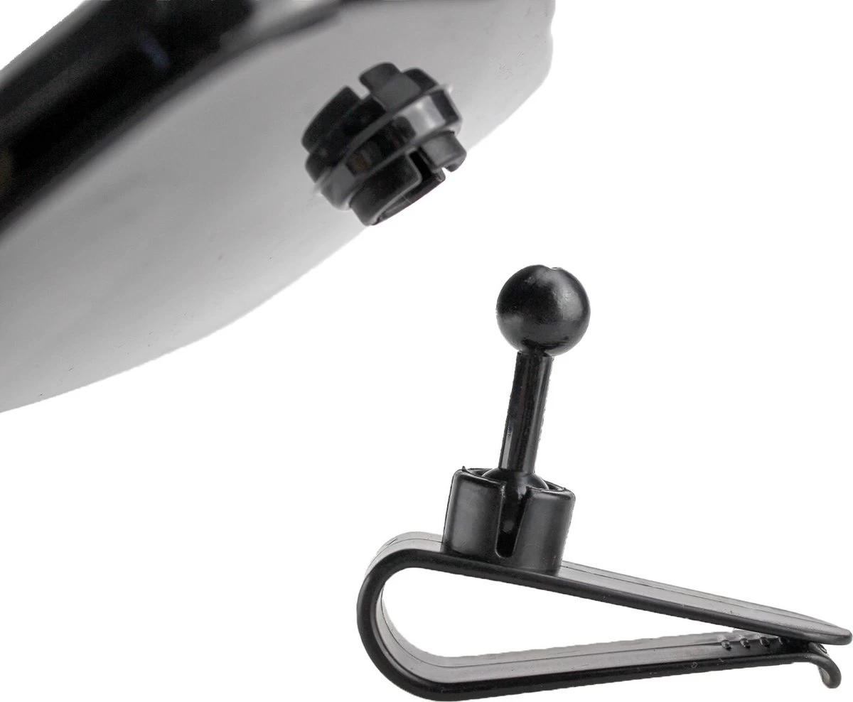 EZI MIRROR MINI - Auto Spiegel Baby - Met Klem En Zuignap - Klein Formaat - Bevestig Op Ruit Of Aan Zonneklep - Afbeelding 3