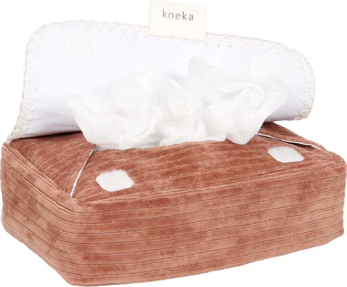 Koeka Hoes Voor Babydoekjes Vik - Bruin - Afbeelding 2