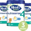 Hero Baby Nutrasense 4 (2+ Jaar) - Flesvoeding - 3 X 700gr - Peutermelk - Met Melkvet - Palmolie Vrij