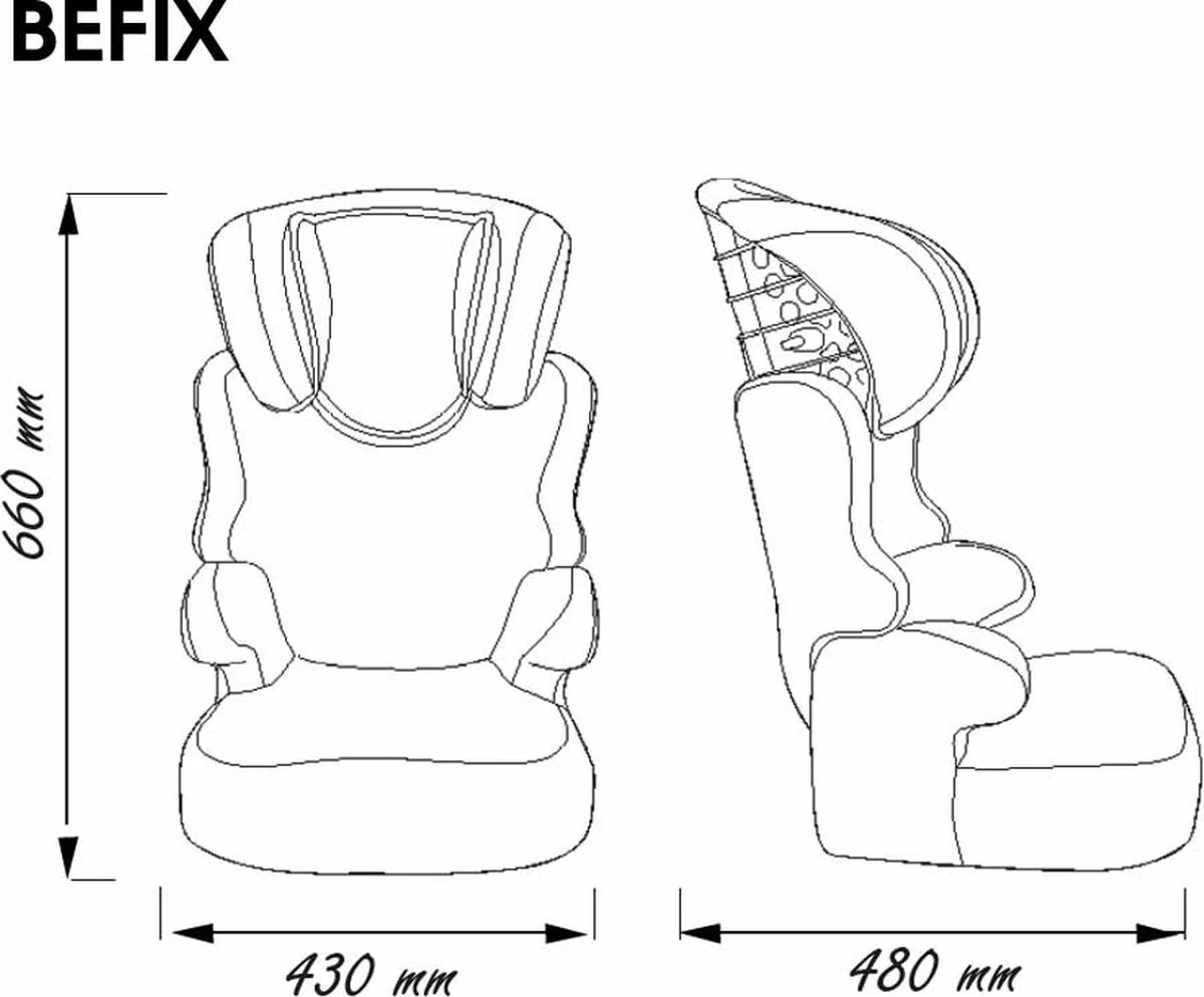 Disney - Autostoel Befix - Goed Getest ANWB - Groep 2/3 - Van 15 Tot 36 KG - Nieuwste Disney PRINSES Design - Zwart, Roze - Afbeelding 5
