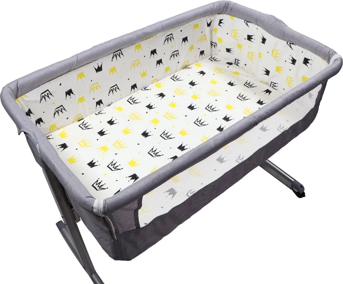 Eco Baby Sterren Grijs Wieg Aan Bed HC493084 - Afbeelding 9