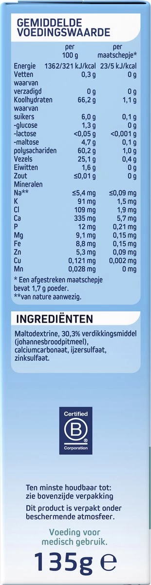 Nutrilon Nutriton – Bij Spugen Toe Te Voegen Aan Borst- En Flesvoeding – 135g - Afbeelding 5