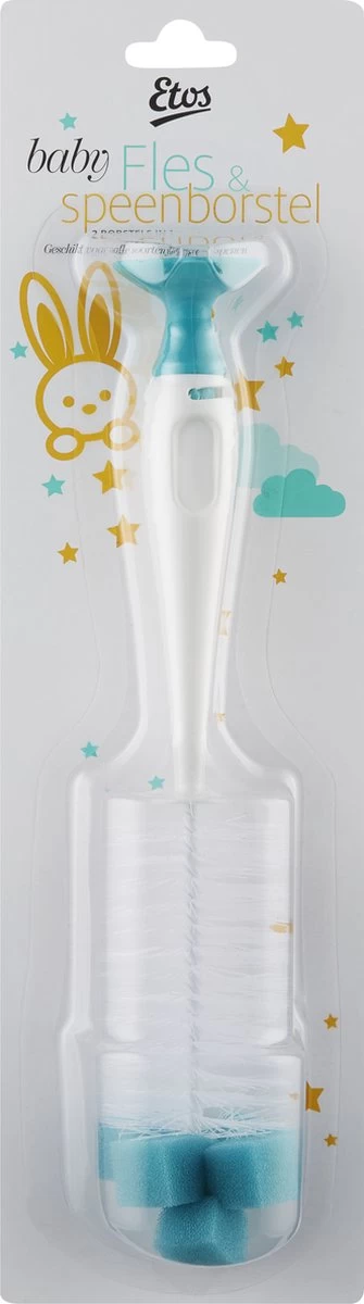 Etos Baby Fles & Speenborstel - 2 Stuks - Afbeelding 2