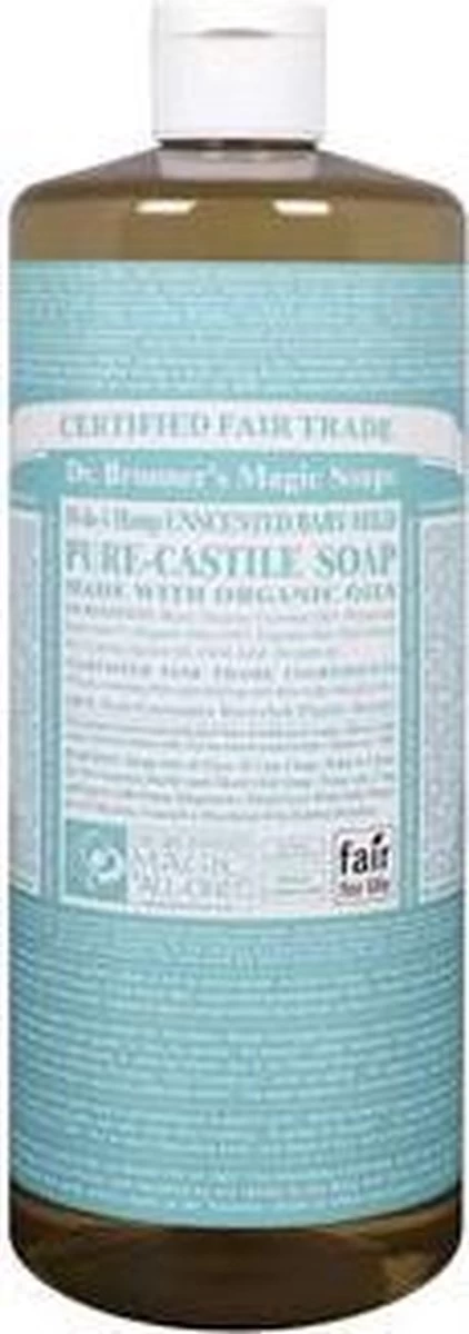 Dr. Bronner's Gel Baby Mild 18-in-1 Pure-Castile Soap - Afbeelding 9