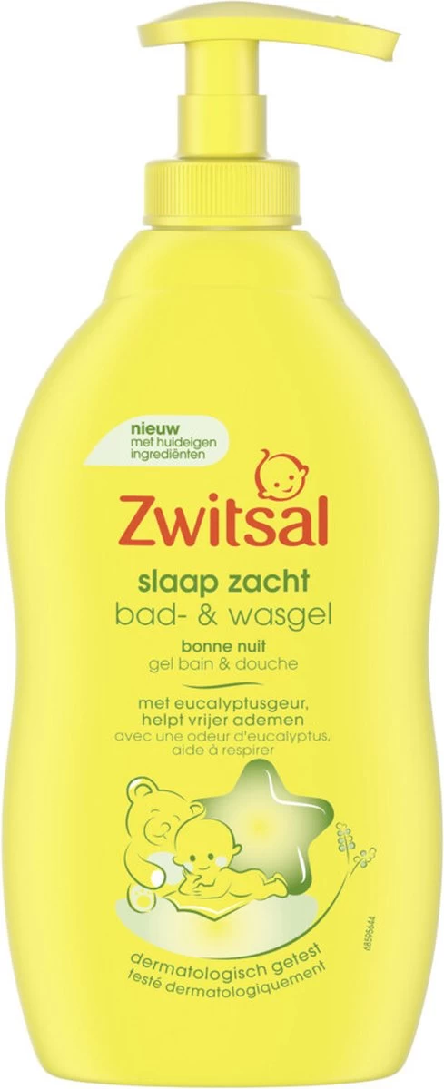 Zwitsal - Slaap Zacht - Bad & Wasgel - Eucalyptus - 400ml - Afbeelding 7