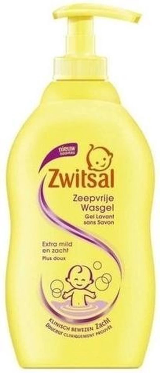 Zwitsal Baby - Zeepvrije Wasgel - 3 X 400ml - Voordeelverpakking - Afbeelding 2