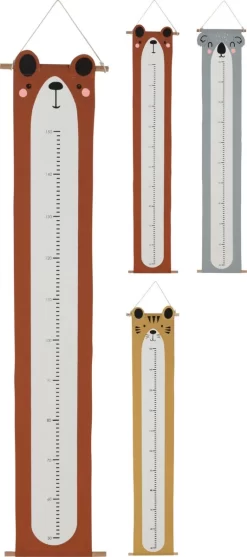 Groeimeter -Lengte Meter - 3 Assortimenten (Koala/Beer/Leeuw) - 110cm