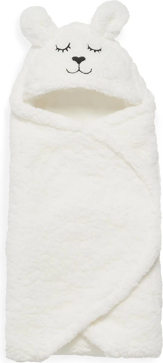 Jollein Wikkeldeken Bunny 100x105cm - Off-White - Afbeelding 8