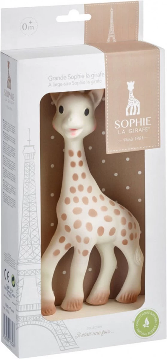 Sophie De Giraf - Bijtspeeltje - Grote Versie - 21 Cm - 100% Natuurlijk Rubber - Afbeelding 4